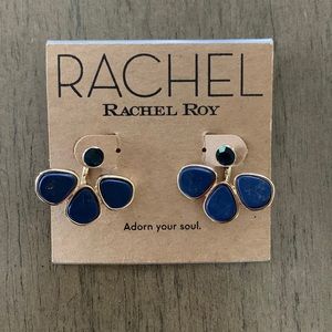 🆕 RACHEL Rachel Roy Natural Dark Blue Earrings